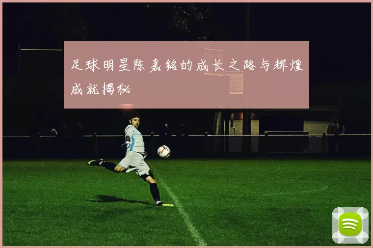 足球明星陈嘉铭的成长之路与辉煌成就揭秘