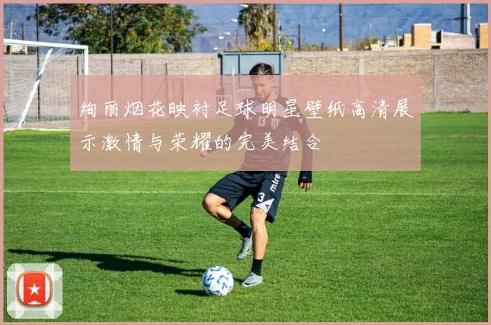 绚丽烟花映衬足球明星壁纸高清展示激情与荣耀的完美结合