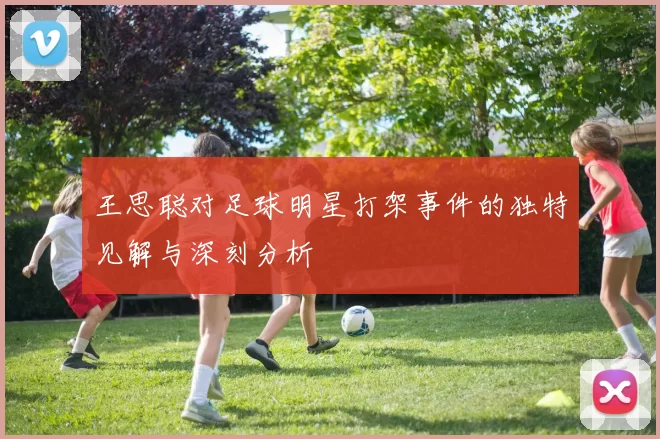 王思聪对足球明星打架事件的独特见解与深刻分析